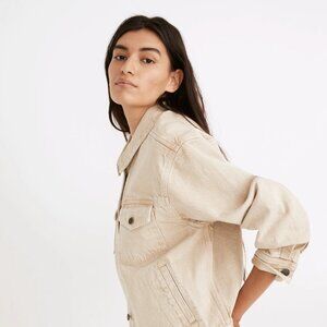 Madewell Cream Jean Jacket